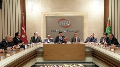 Ankara'da düzenlenen toplantıda, Türkiye-Türkmenistan ekonomik ilişkileri ve yatırım fırsatları masaya