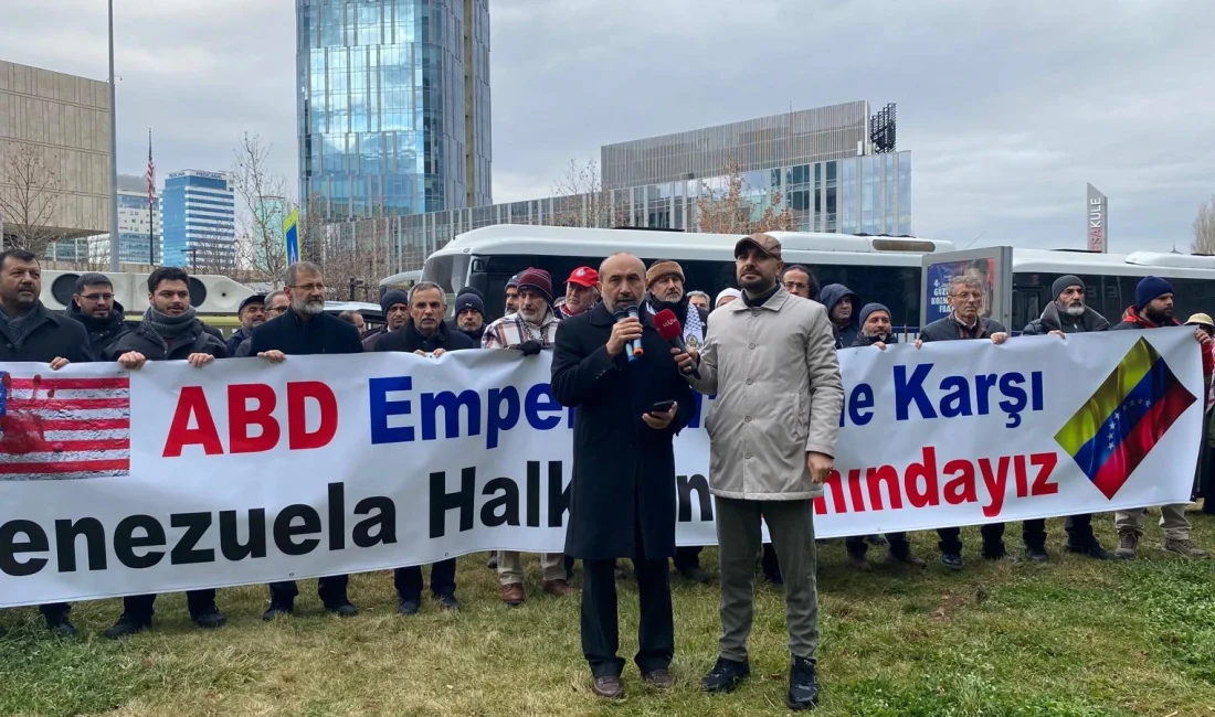 Ankara Sivil Toplum Platformu’ndan ABD’ye Venezuela Tepkisi ASTP, ABD’nin Venezuela’da seçilmiş başkanı zorla görevden uzaklaştırmasını "açık bir