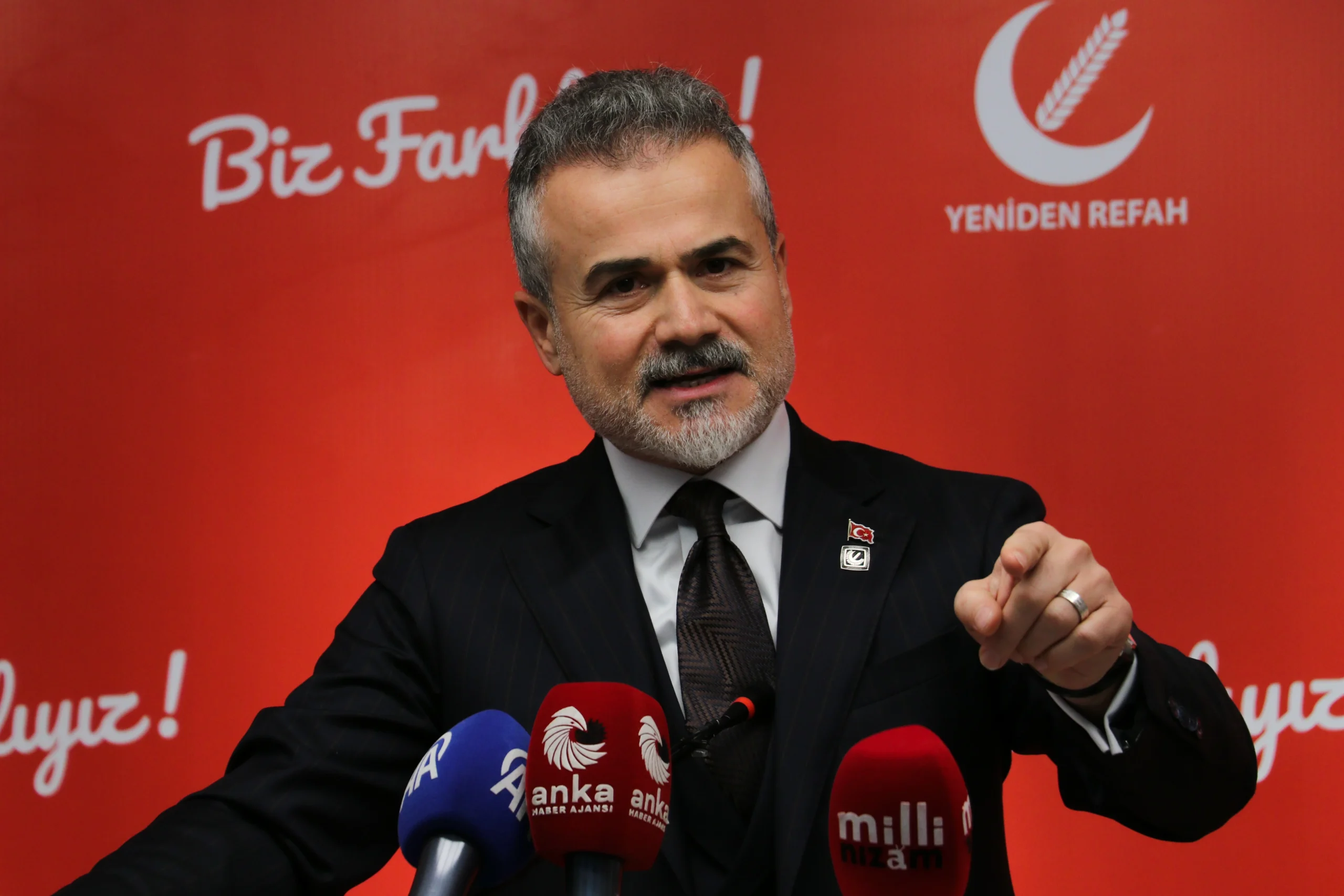 Yeniden Refah Partisi Genel Başkan Yardımcısı Suat Kılıç, Ankara’da düzenlediği