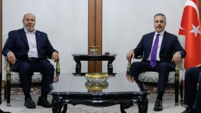 Dışişleri Bakanı Hakan Fidan, Ankara’da Hamas Siyasi Büro Üyesi Halil