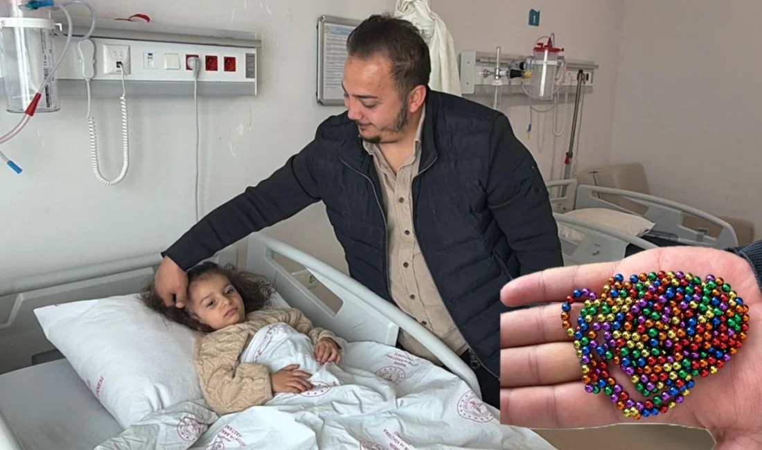 Mardin'de 4 yaşındaki bir çocuk, yuttuğu mıknatıslar nedeniyle ölümden döndü.