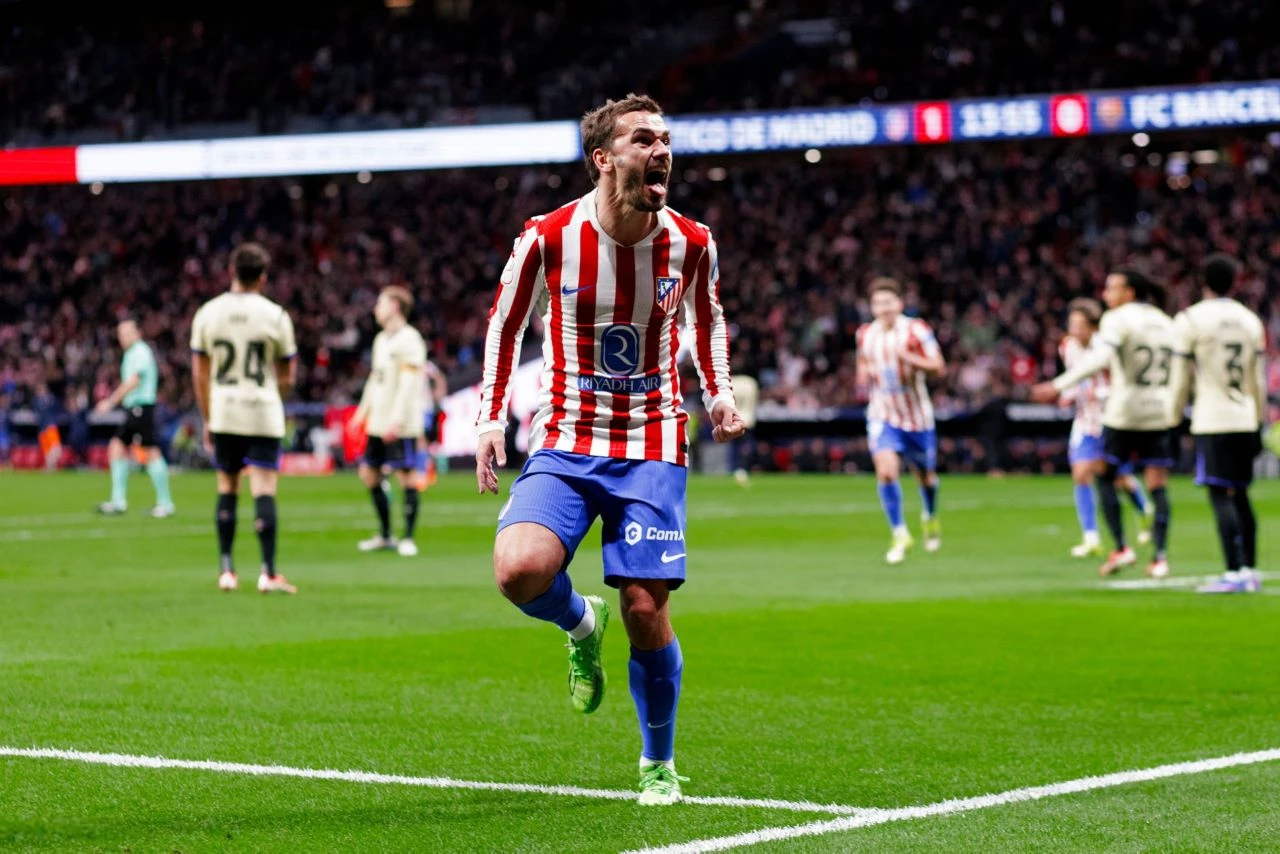 Atletico Madrid, Kral Kupası yarı final ilk maçında Barcelona’yı 4-0