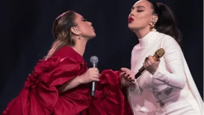 Ünlü sanatçı Ebru Gündeş’in Riyad konseri hem performansı hem de