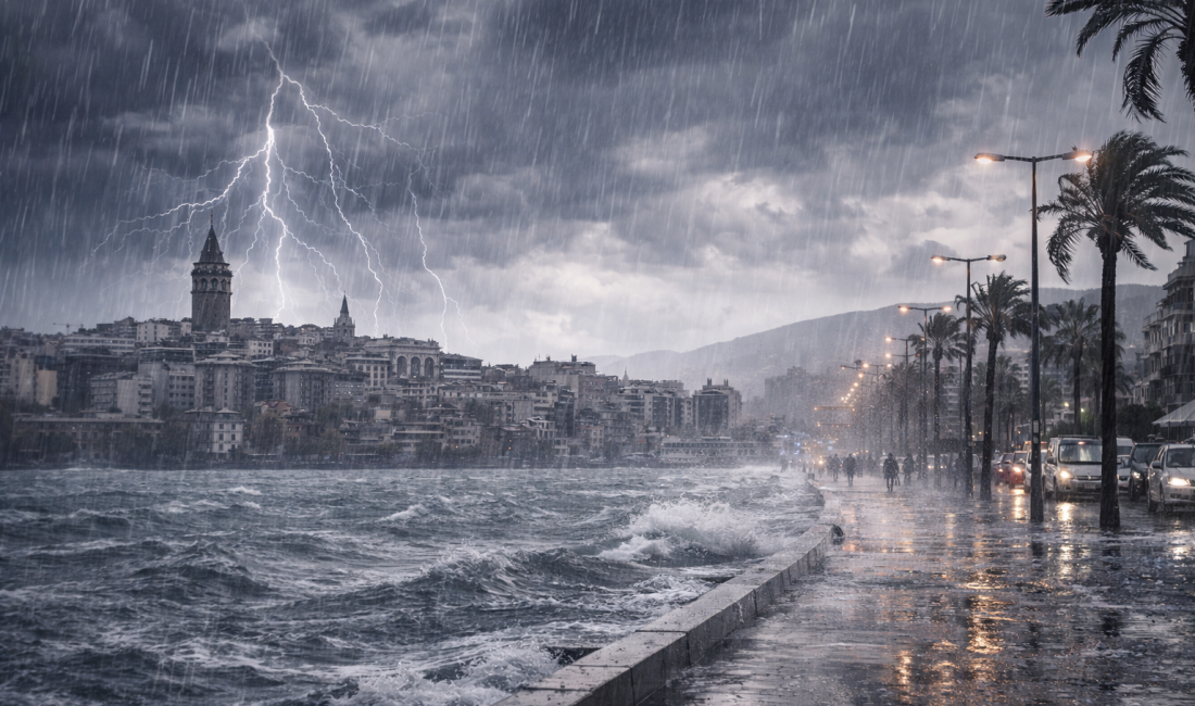 Meteoroloji, 54 ili kapsayan kuvvetli yağış ve fırtına uyarısı yaptı.