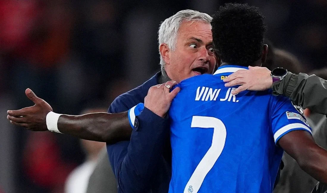 Real Madrid’in Benfica’yı 1-0 yendiği maç sonrası Jose Mourinho’nun Vinicius