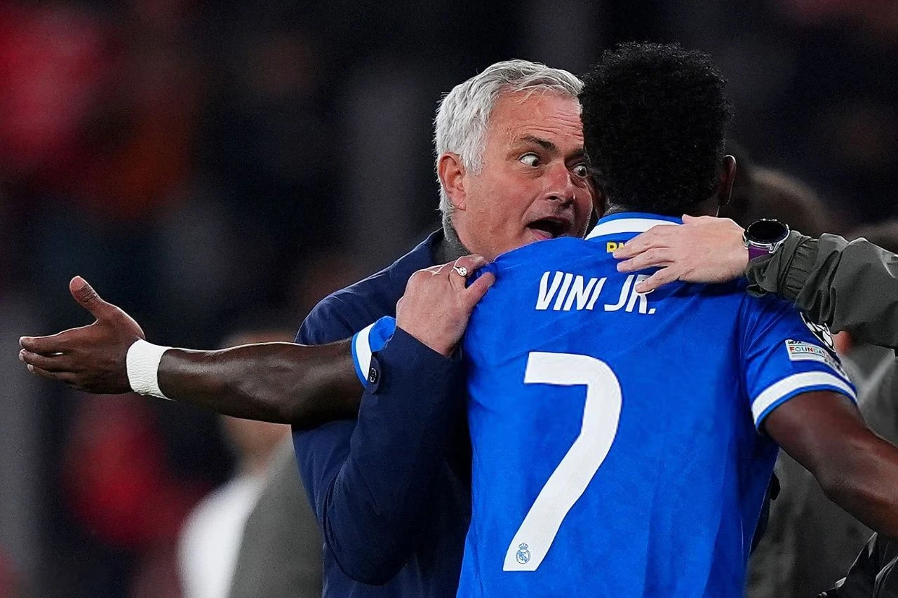 Real Madrid’in Benfica’yı 1-0 yendiği maç sonrası Jose Mourinho’nun Vinicius